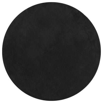 Vidaxl RUG HUARTE BAJA POLA Softable Ø 80 cm Negro