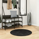 Vidaxl RUG HUARTE BAJA POLA Softable Ø 80 cm Negro