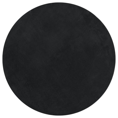Vidaxl RUG HUARTE BAJA POLA Softable Ø 100 cm Negro