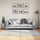 Vidaxl RUG HUARTE BAJA POLA Softable Softable 160x160 cm azul