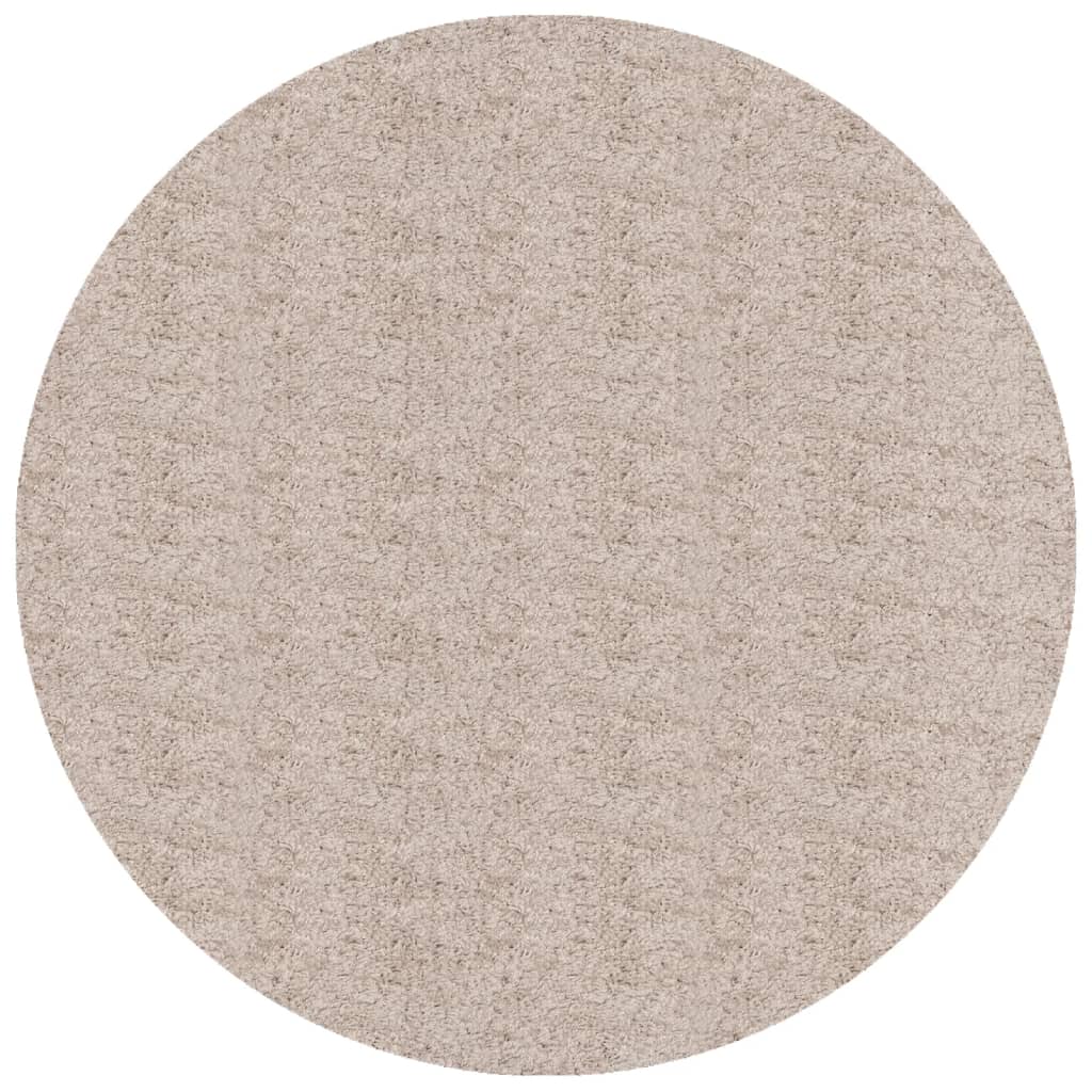 Vidaxl RUG PAMPLONA SHAGGY BEIGE Ø 200 cm altamente moderno