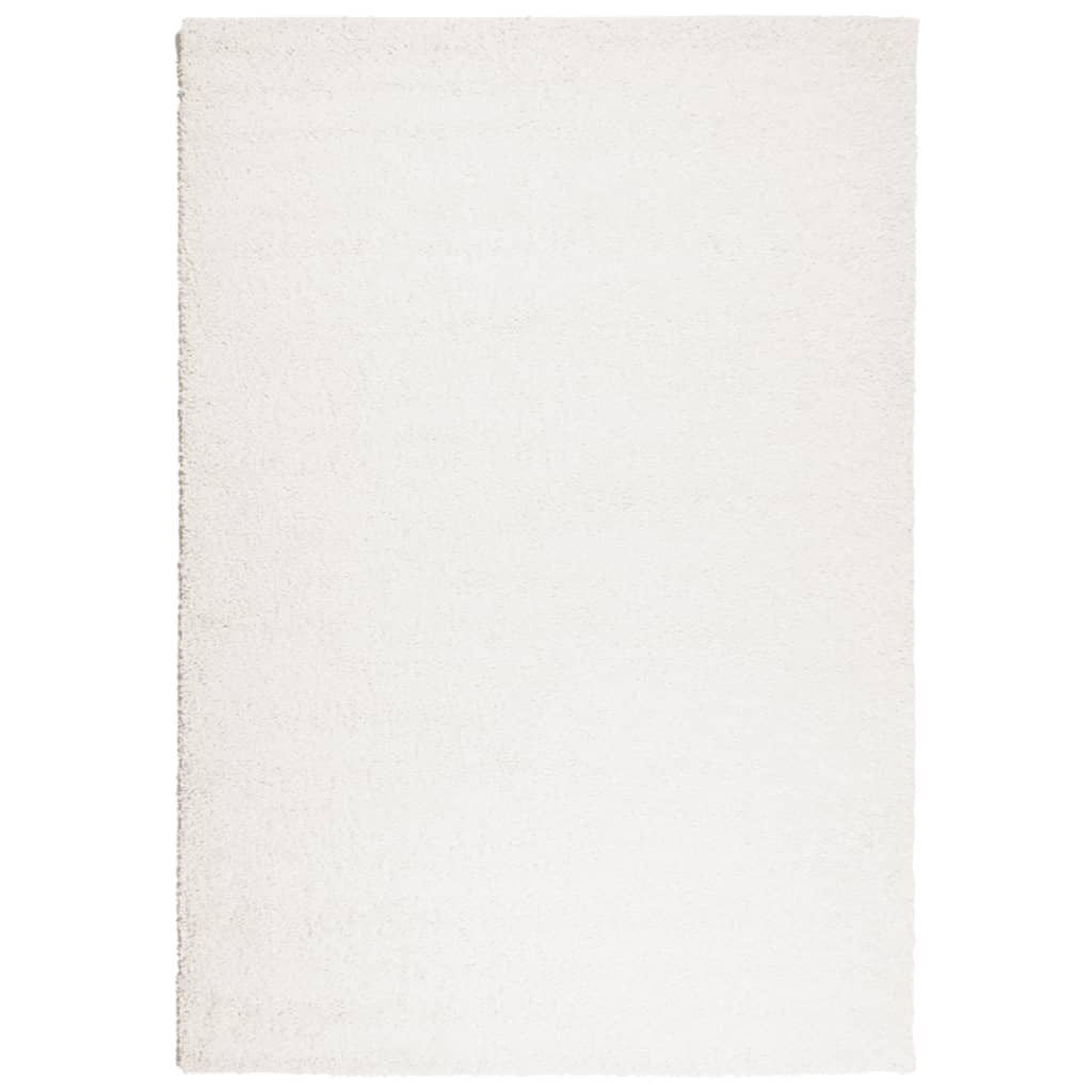 VIDAXL RUAM PAMPLONA SHAGGY Crema da 140x200 cm molto moderna