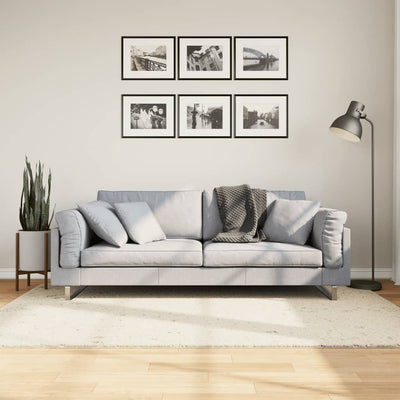 Alfombra Vidaxl Pamplona Shaggy Modern Modern 140x200 CM Cream