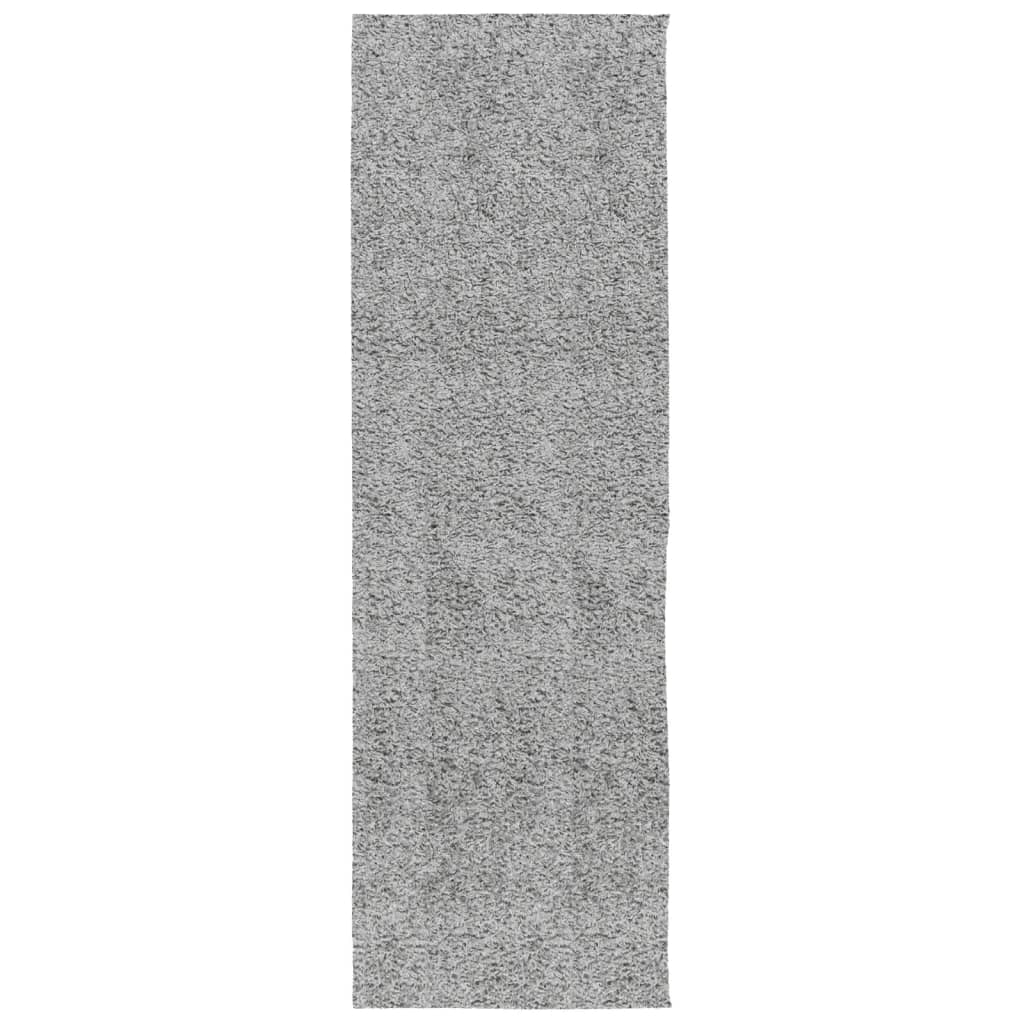 Alfombra Vidaxl Pamplona Shaggy altamente moderna 80x250 cm Gray