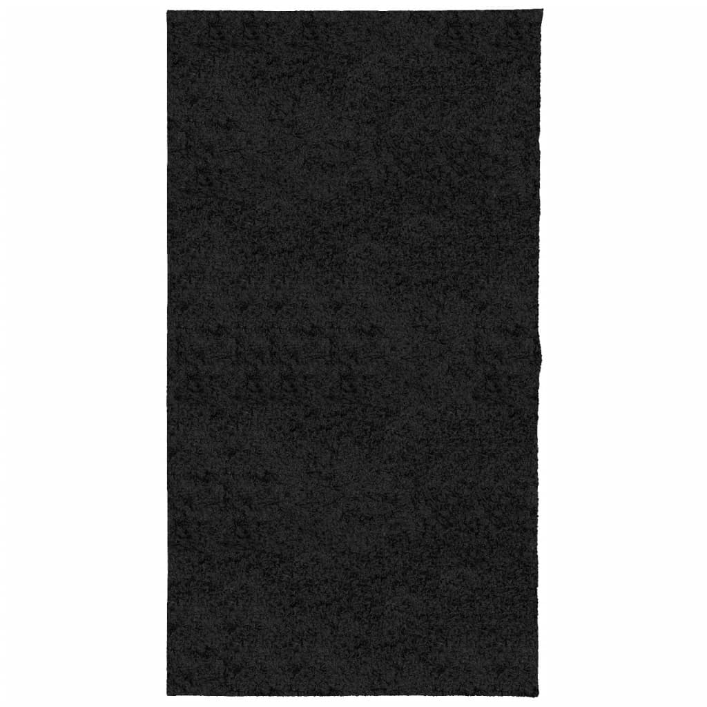 VIDAXL RUAM PAMPLONA SHAGGY ALTOGGIO MODERNO 80X150 CM NERO
