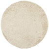 Vidaxl vloerkleed pamplona shaggy hoogpolig modern ø 100 cm goudkleur