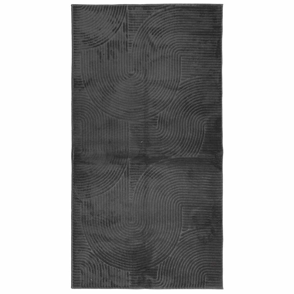 Tappeto VidaXL Iza a pelo corto scandinavo 80x150 cm antracite