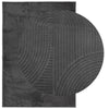 Vidaxl vloerkleed iza laagpolig scandinavisch 160x230 cm antraciet