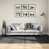Vidaxl vloerkleed iza laagpolig scandinavisch 160x230 cm antraciet