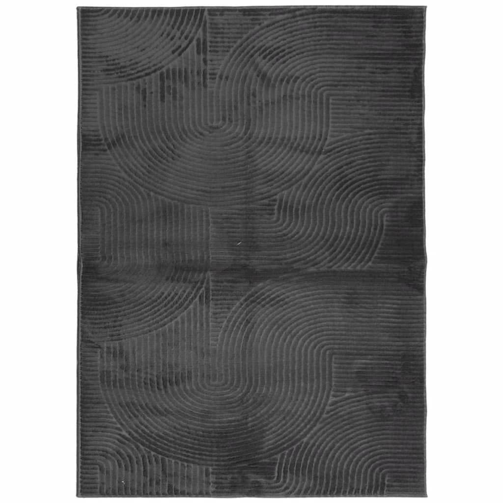 Tappeto VidaXL iza scandinavo a pelo corto 240x340 cm antracite