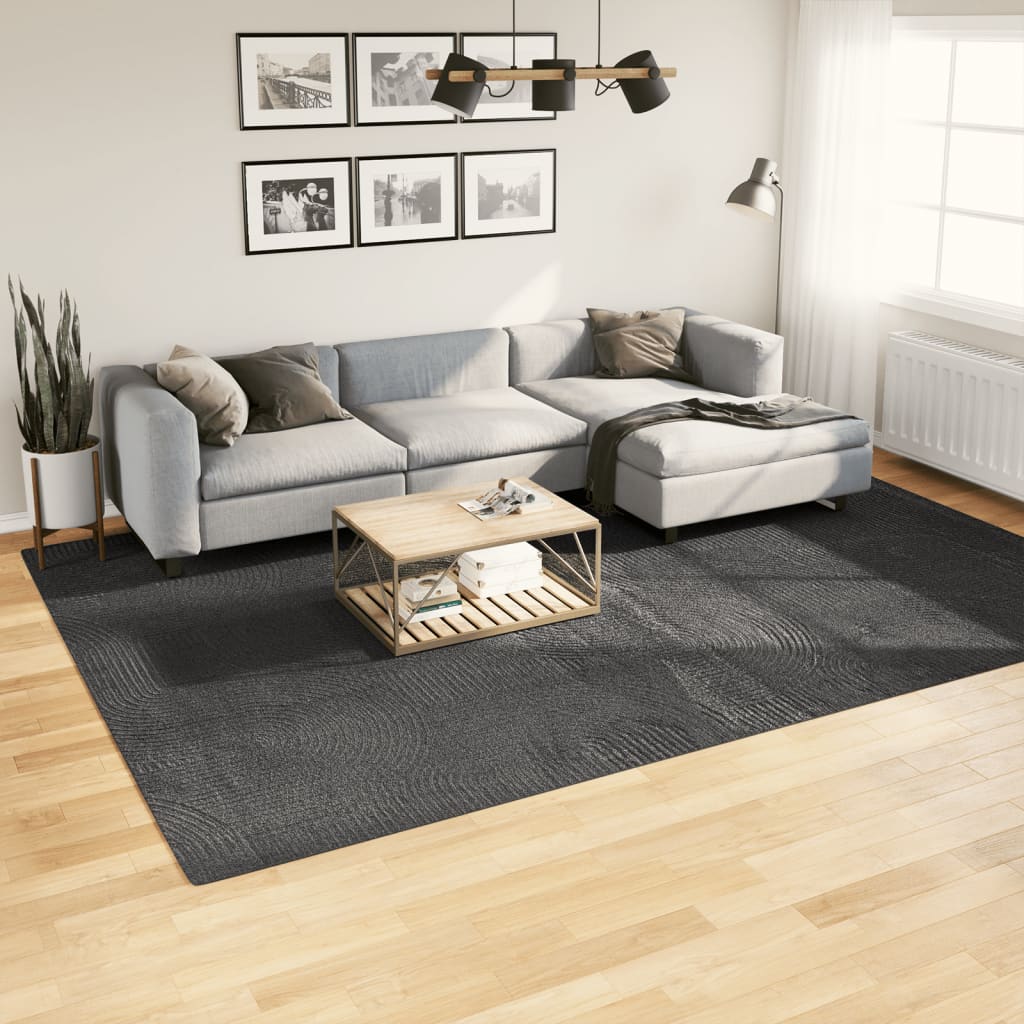 Tappeto VidaXL iza scandinavo a pelo corto 240x340 cm antracite