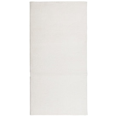 RUG VIDAXL IZA BAJO Pile escandinavo 100x200 cm de crema -COLADO