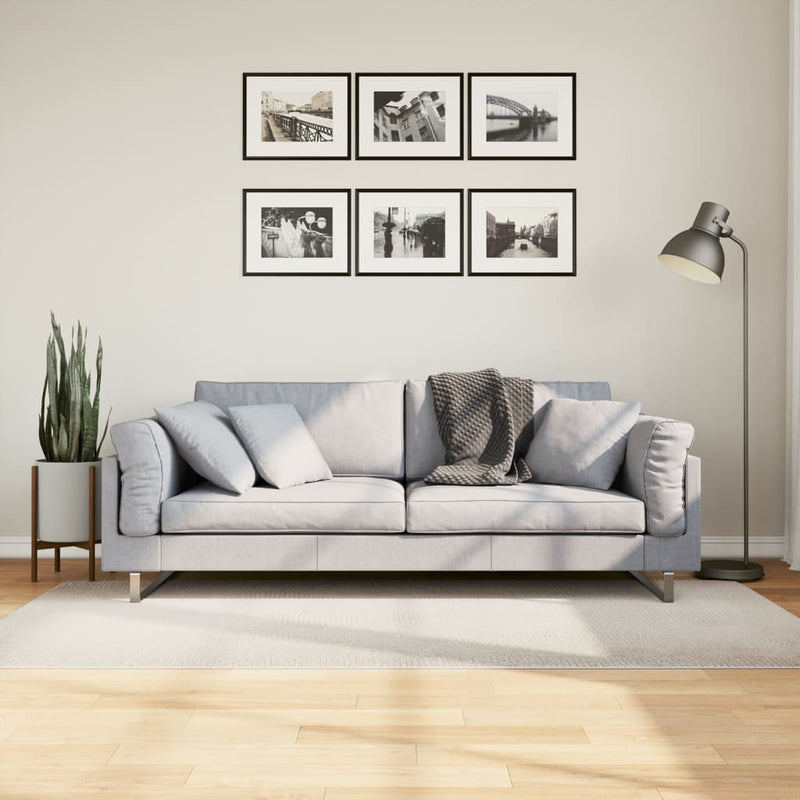 Vidaxl Rug iza Low -pile Scandinavian 100x200 cm Cream