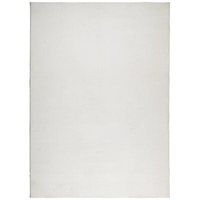 VidaXL alfombra Iza pelo corto escandinavo 200x280 cm crema