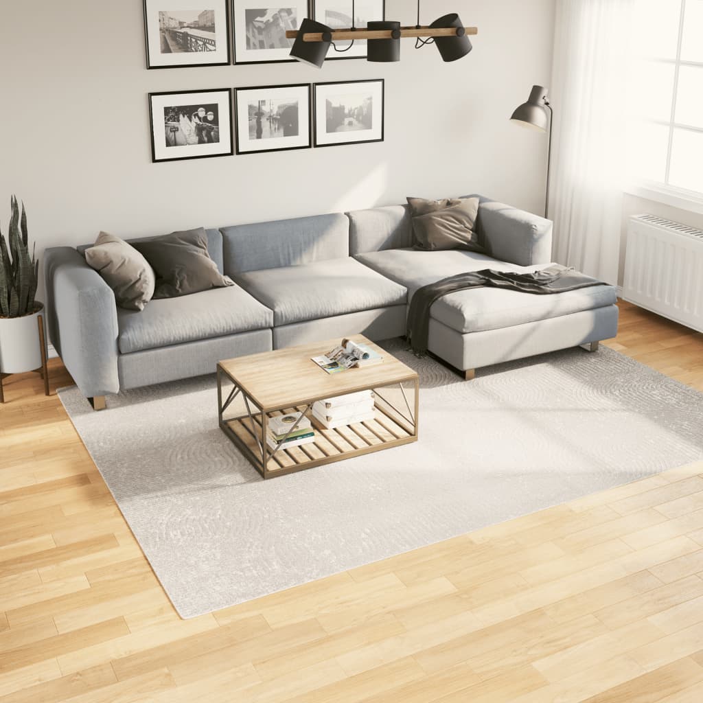Tappeto VidaXL Iza a pelo corto scandinavo 200x280 cm crema
