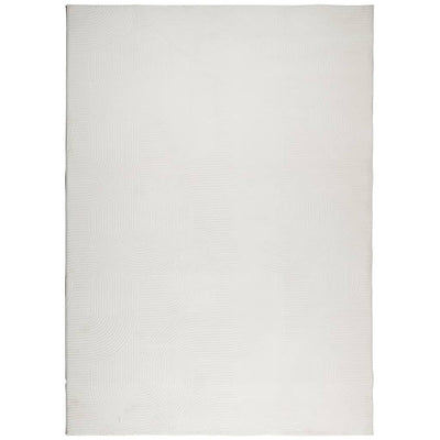 VidaXL alfombra Iza pelo corto escandinavo 240x340 cm crema