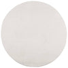 Vidaxl vloerkleed iza laagpolig scandinavisch ø 80 cm crèmekleurig