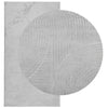 RUG VIDAXL IZA Escandinavo de bajo pilo 80x150 cm gris