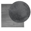 VidaXL alfombra oviedo pelo corto 120x120 cm antracita
