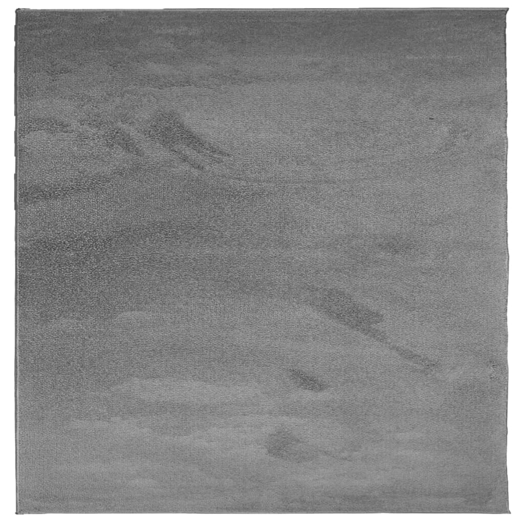 Tappeto VidaXL oviedo a pelo corto 240x240 cm antracite