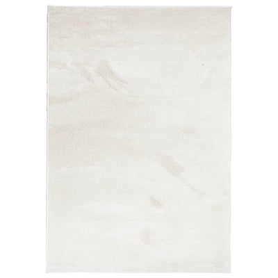 VidaXL alfombra oviedo pelo corto 160x230 cm beige