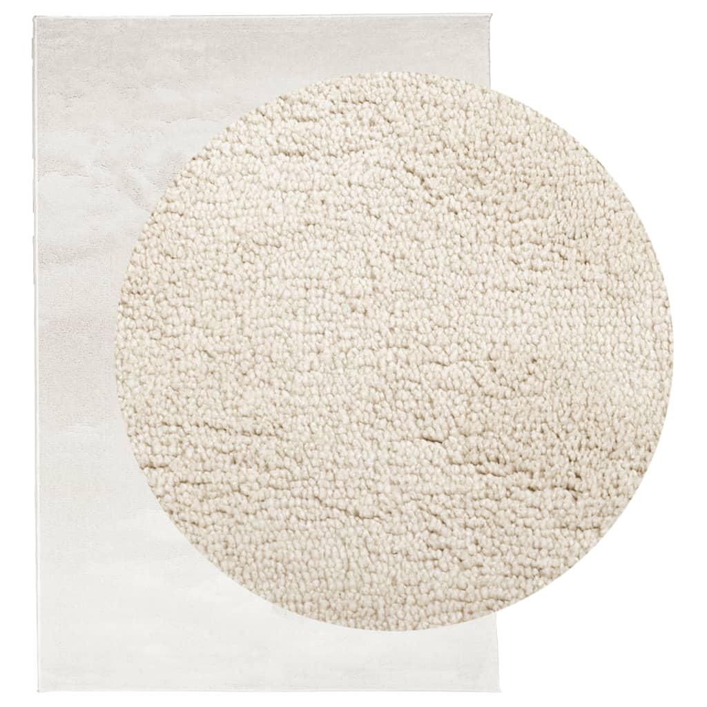 Tappeto VidaXL oviedo a pelo corto 160x230 cm beige