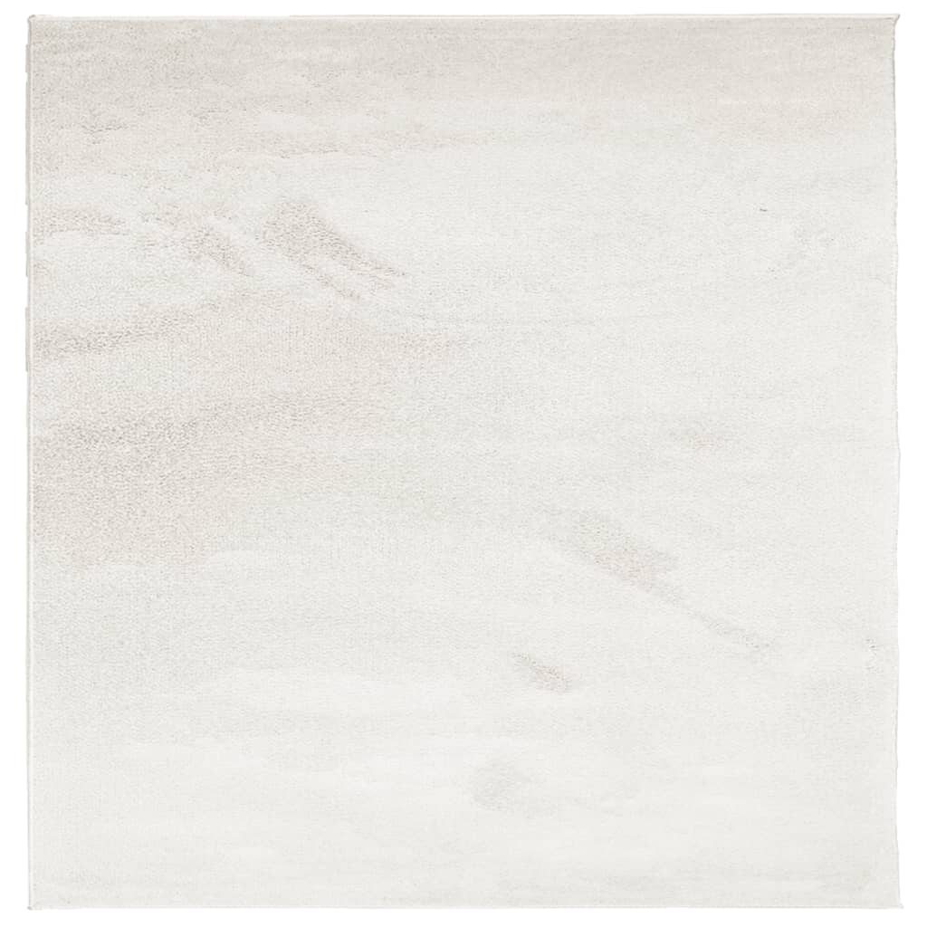 Tappeto VidaXL oviedo a pelo corto 240x240 cm beige