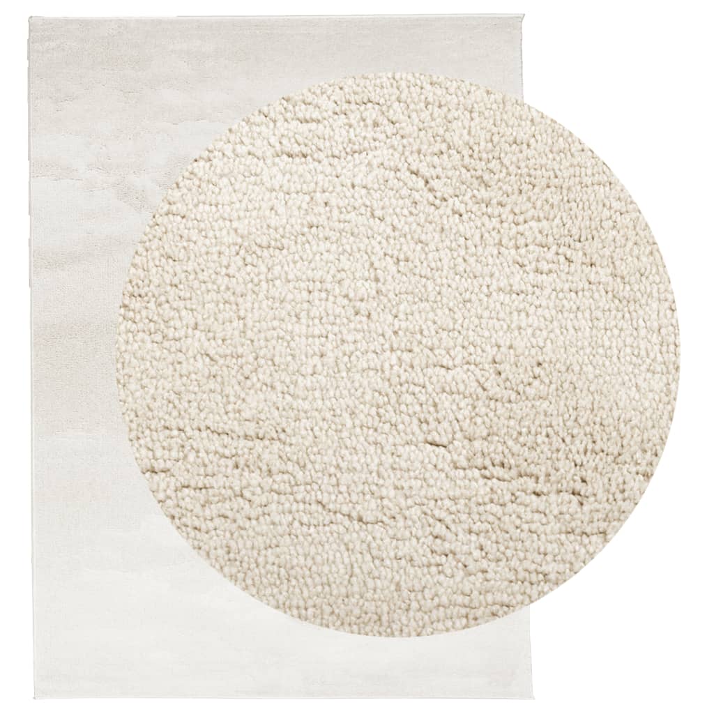 VidaXL alfombra oviedo pelo corto 240x340 cm beige