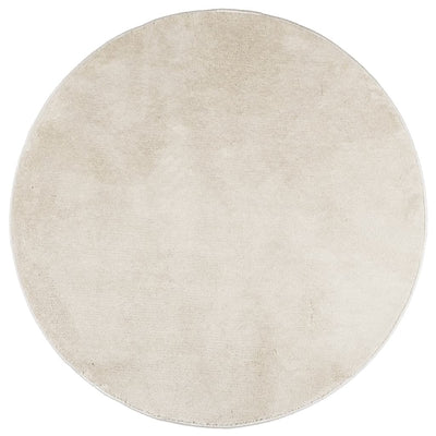 Alfombra Vidaxl oviedo bajo Ø 120 cm beige