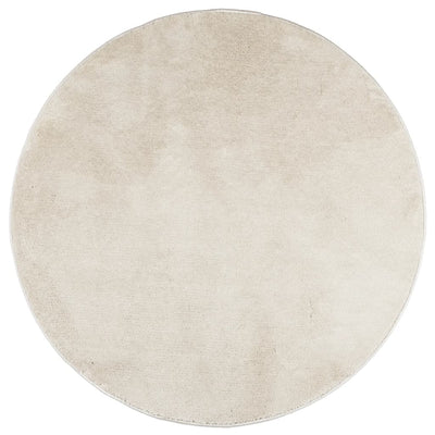 VidaXL alfombra oviedo pelo corto ø 160 cm beige