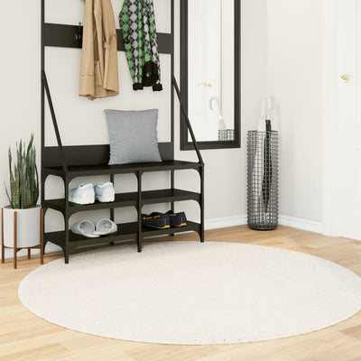 VidaXL alfombra oviedo pelo corto ø 160 cm beige