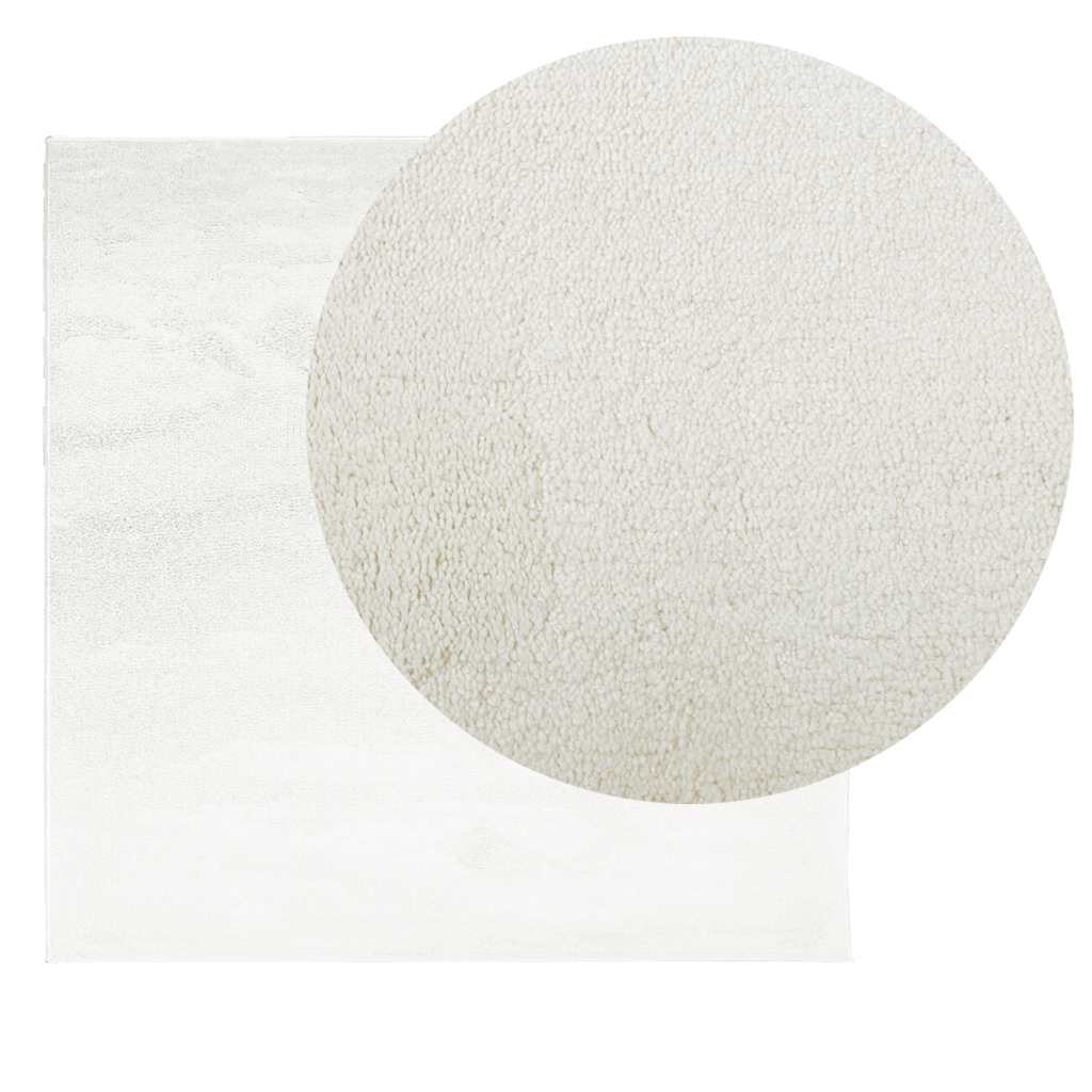 Vidaxx alfombra oviedo pelo corto 200x200 cm crema