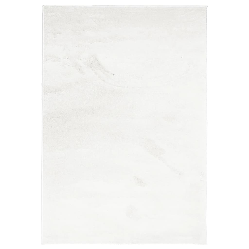 Vidaxx alfombra oviedo pelo corto 200x280 cm crema