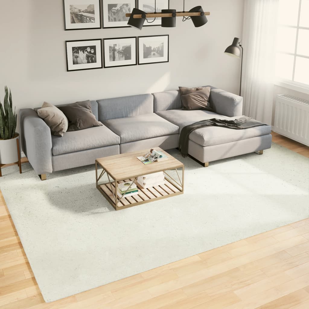 Tappeto Vidaxx oviedo a pelo corto 240x340 cm crema