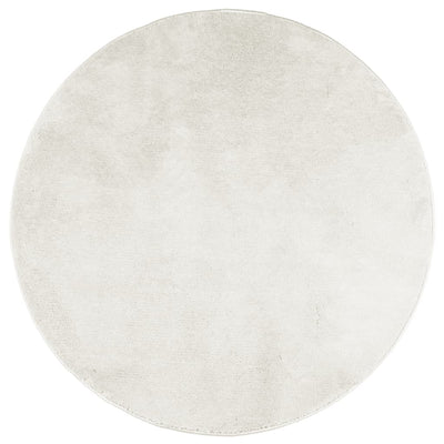 Vidaxx alfombra oviedo pelo corto ø 160 cm color crema