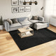 Tappeto Vidaxx oviedo a pelo corto 240x240 cm nero