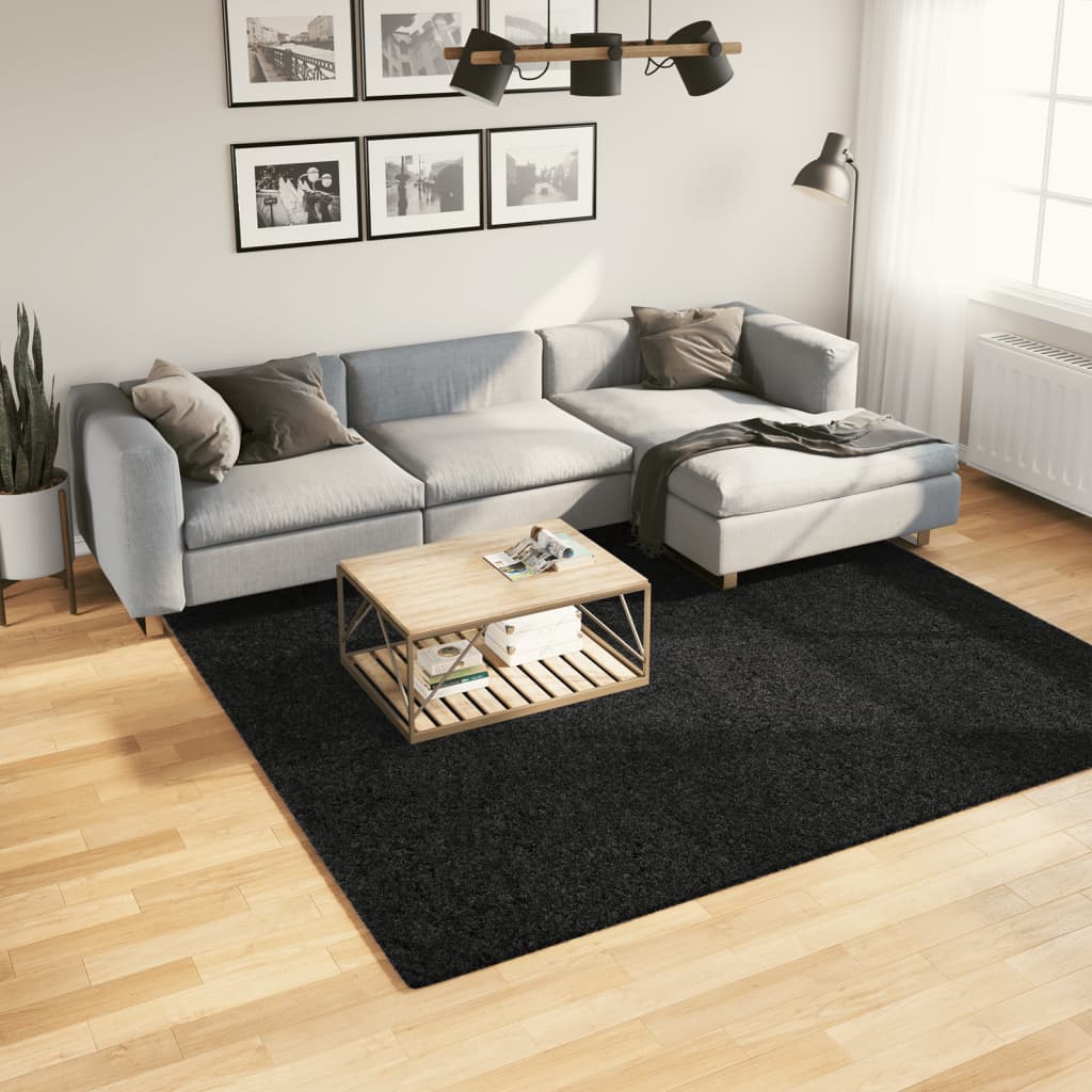 Tappeto Vidaxx oviedo a pelo corto 240x240 cm nero