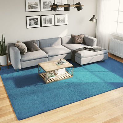 VidaXL alfombra oviedo pelo corto 240x340 cm turquesa