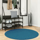 Tappeto VidaXL oviedo a pelo corto ø 120 cm turchese