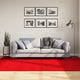Vidaxl alfombra oviedo bajo -pile 160x230 cm rojo
