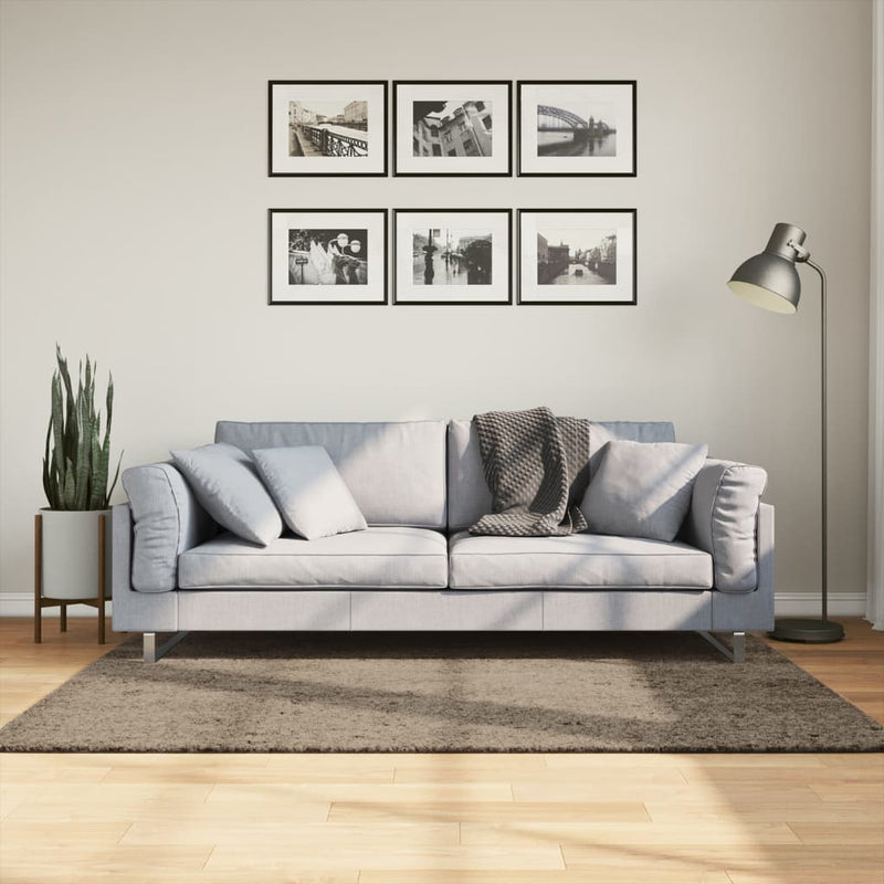VIDAXL RAGO ISTAN PALLO HIGH GLOSSE 120X170 cm Grigio