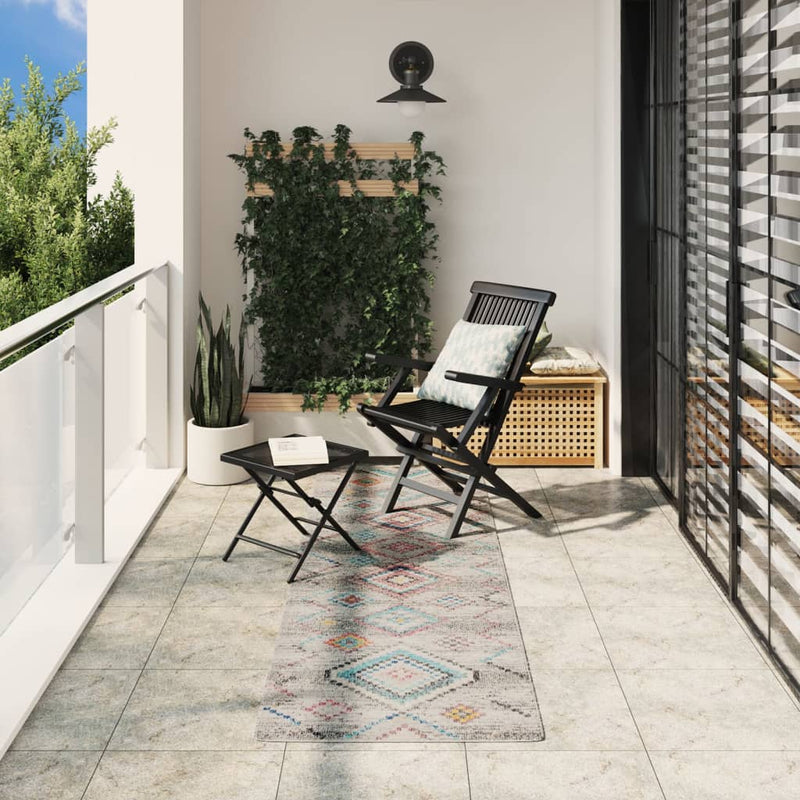 Vidaxl Carpet Arbizu all'interno ed esterno in stile vintage 80x250 cm