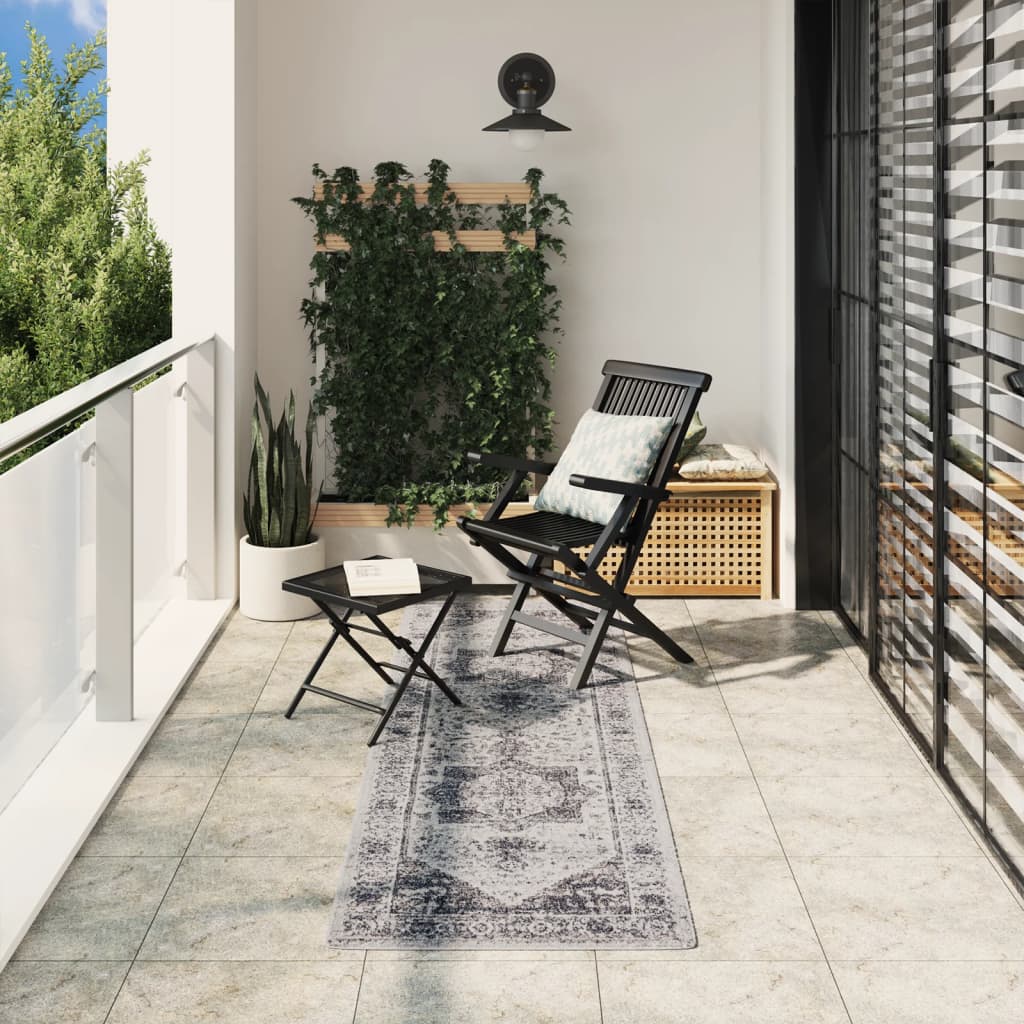 Vidaxl Carpet Arbizu all'interno ed esterno in stile vintage 80x250 cm