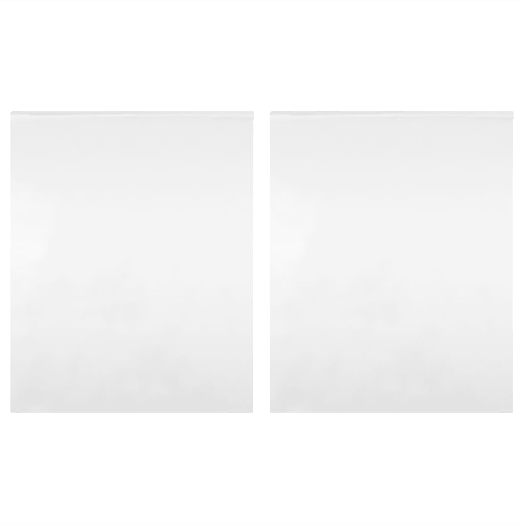 Vidaxl spiegelfolies 2 stuks zelfklevend 45x200 cm pet