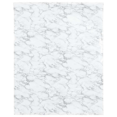 Vidaxxl revestimiento para muebles autoadhesivo 90x500 cm PVC mármol blanco