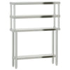 Tavolo da lavoro da cucina Vidaxx con ripiano superiore 110x30x150 cm in acciaio inossidabile