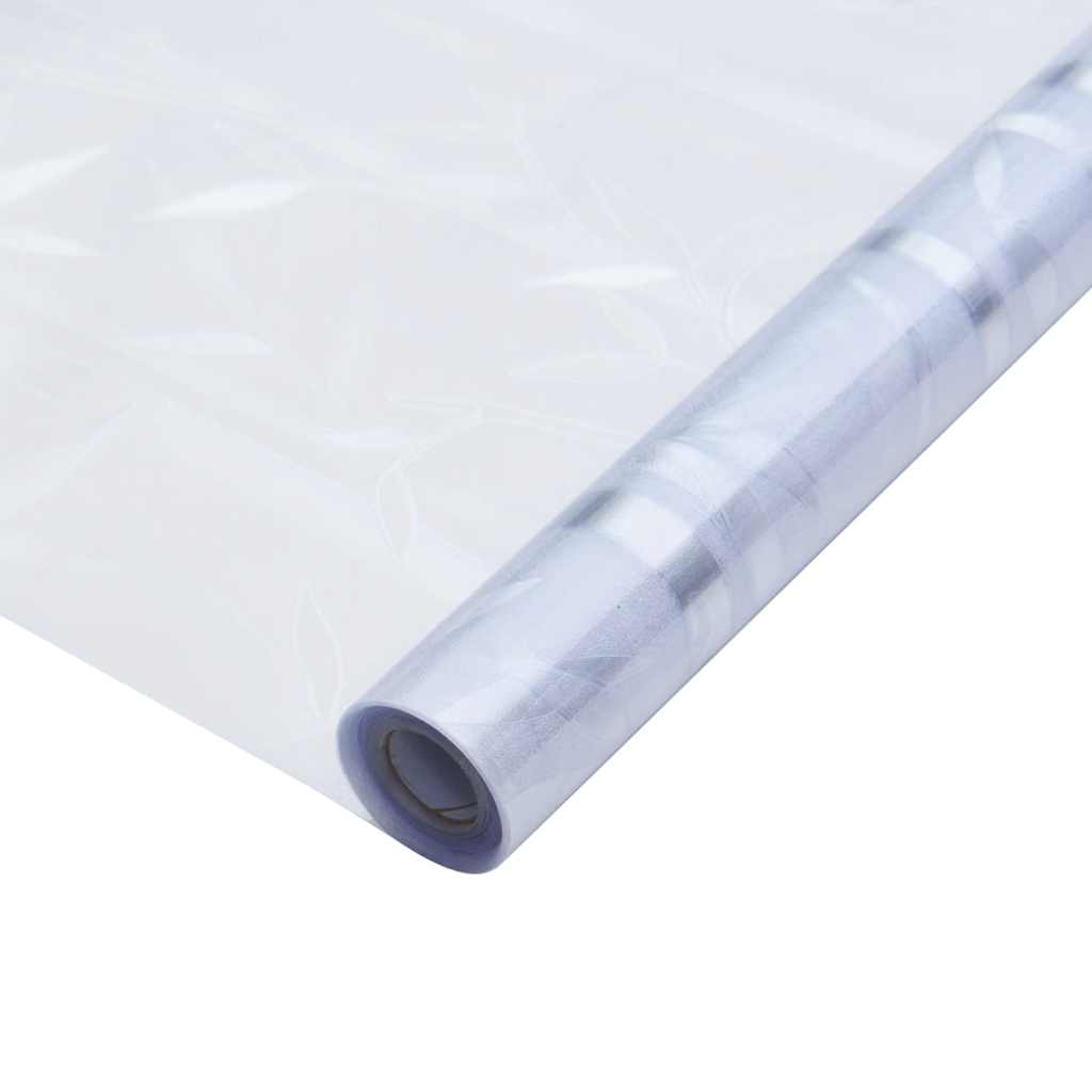 VidaXL Raamfolies 4 st mat bamboepatroon PVC