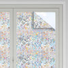 Vidaxl raamfolies 3 st mat 3d regenboogpatroon pvc
