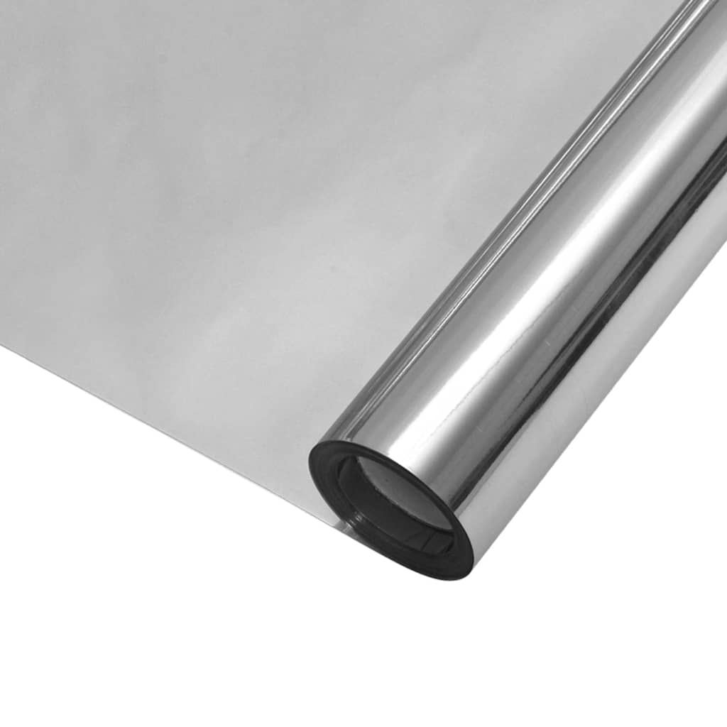 Pellicole solari Vidaxl 5 pezzi in PVC statico riflettente color argento