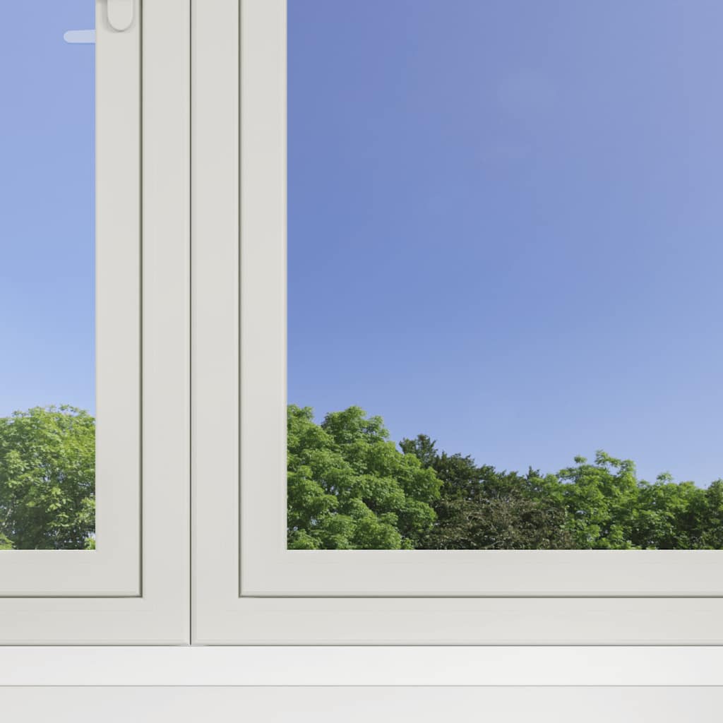 Pellicole solari Vidaxl 5 pezzi in PVC statico riflettente color argento